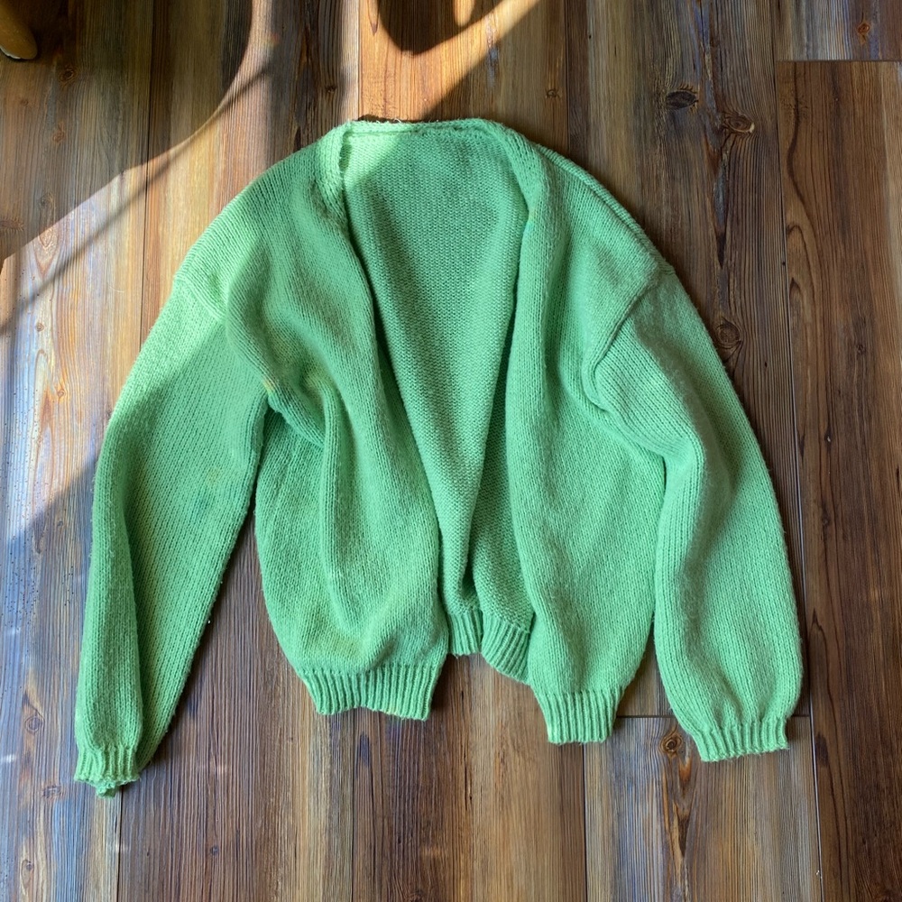Knit Chunky Cardigan Sweater